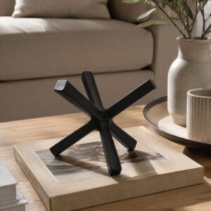 Figura Decorativa Gaanth Black 25x25cm