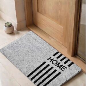 Felpudo Gris Liso "Home"