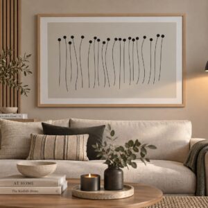 Cuadro Calma 60x90cm Marco Madera