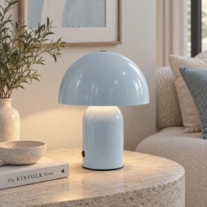 Lampara Celestre Led Inalámbrica Metal Forma Semiesfera